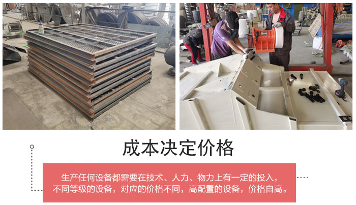 直線篩分機(jī)篩網(wǎng)，篩箱部件展示